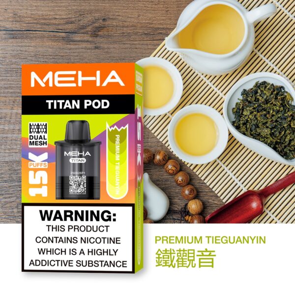 MEHA 魅嗨 TITAN 泰坦｜15000口超長續航｜15ml 大容量 × 雙霧化芯｜買三送主機