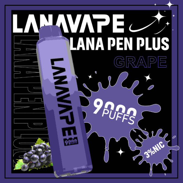 LANA 拉娜 9000 Puffs 一次性電子煙｜多款熱門口味